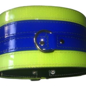 Poliuretano-Collares de perros de agarre. 10 cm. de ancho, (4 tiras de 2,5 cm). Variedad de tallas y colores.