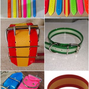 Collares de Poliuretano. Variedad de anchos, tallas y colores.